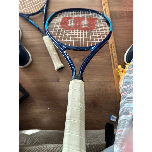 Wilson Other - Wilson Ultra 100 Tennis Racquet Pair Blue 4 3/8 Grip Size 3 Set of 2